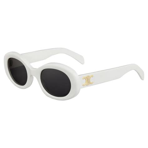 Celine triomphe sunglasses white